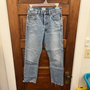 CITIZENS OF HUMANITY Charlotte High Rise Straight Jeans sz 25 Blue Women's